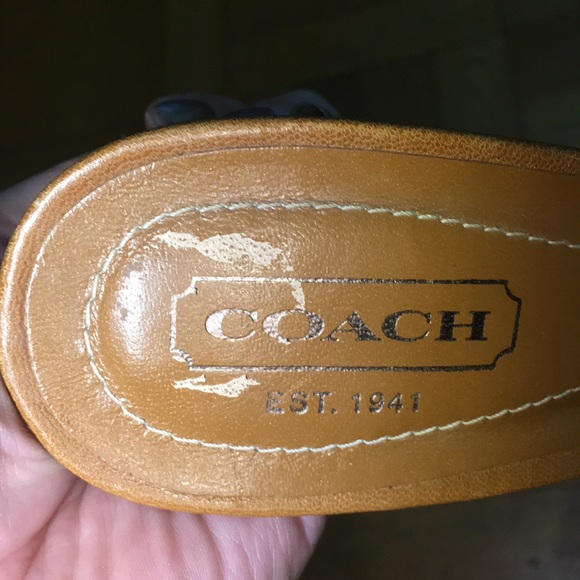 Coach Stacked Heel Mules - Picture 5 of 6